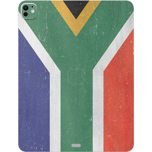 South Africa Flag Distressed iPad Pro 13in M4 (2024) Skin